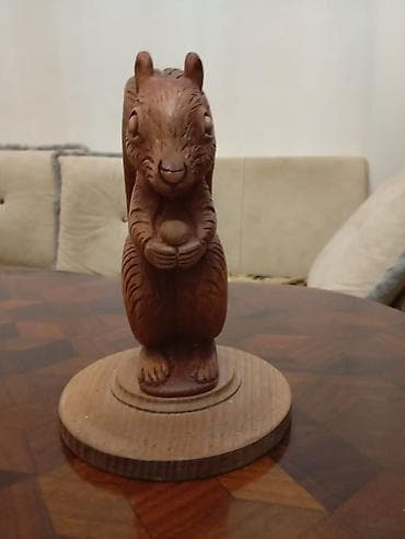 Vazalar: Fiqur, Taxta, rəng - Qəhvəyi — 4