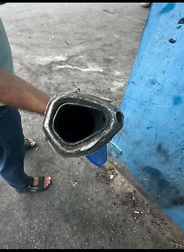 sesbogucu: Moped/Motosiklet səsboğucu (egzoz) komplekti - Metal korpuslu, oval — 4