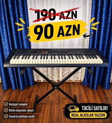 Elektron piano/sintezator - 61 klavişli elektron klaviatura -