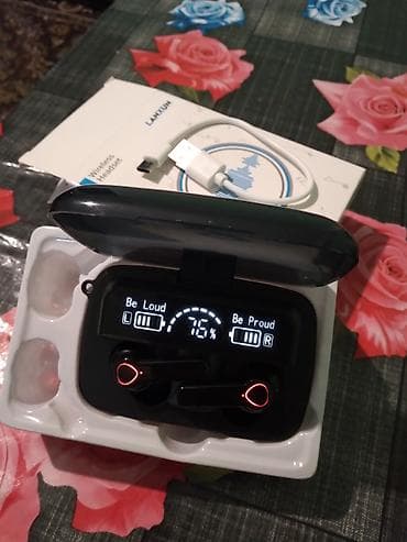 usb mikrafon: LANXUN Wireless Headset – tam simsiz TWS qulaqlıq dəsti — 1