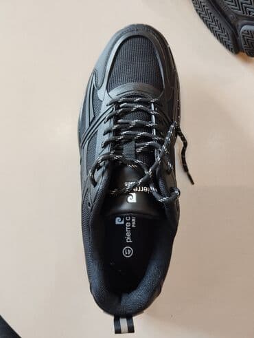 Туфли: Pierre Cardin kişi krossovkası – qara rəng, gündəlik və idman — 7