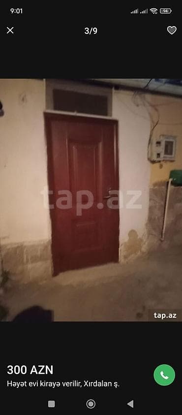 xirdalanda gunluk kiraye evler: 25 kv. m, 2 otaqlı — 2