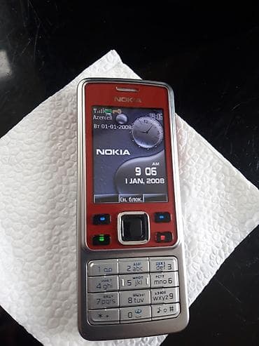 Nokia 6300 4G, rəng - Qırmızı, Düyməli