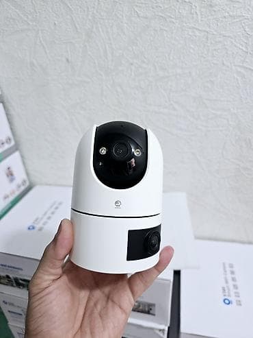 glazok kamera: İki linzalı ağıllı təhlükəsizlik kamerası Xüsusiyyətlər: - İki kamera — 2