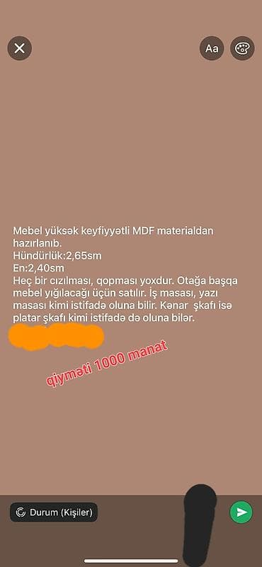 ikinci el stular: Modul iş və saxlama dəsti – iş masası + dolab sistemi - Kompozisiya — 4