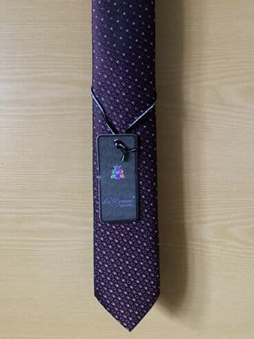 Рубашки: Qalstuk – La Pescara Brend: La Pescara - Rəng: tünd bənövşəyi-bordo — 5