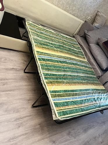 Divan və masa dəstləri: Künc divan dəsti + qonaq çarpayısı - Forma: L‑şəkilli künc divan - — 3