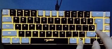 keycap: RGB işıqlı mexaniki klaviatura – kompakt 60%/65% ölçü (ox düymələri və — 9