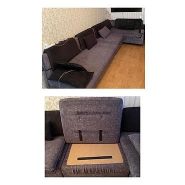 Künc divan, Açılmayan, Parça, Çatdırılma yoxdur