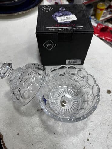 Mətbəx aksesuarları: Qənd qabı – cəmi 4,90 AZN 🔥 ✔️ Şəffaf və zərif dizayn ✔️ Qənd, konfet — 2