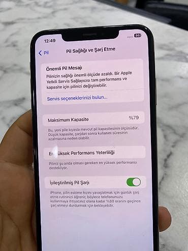 apple m1: IPhone Xs Max, 64 GB, Matte Gold, Barmaq izi, Face ID — 7