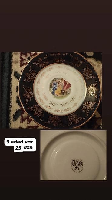 Süfrə qab-qacaqı: Boşqablar — 1