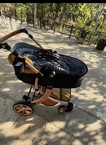 araba: Kidilo çoxfunksiyalı uşaq arabası - 2-in-1 sistem: beşik tipli lyulka — 1