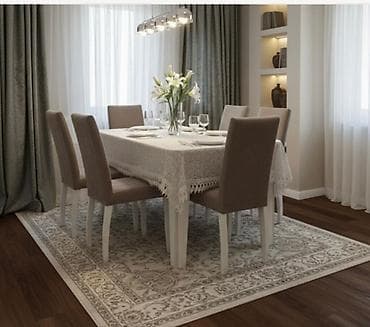 taxta stol stul satiram: Açılmayan, Dördbucaq masa, 6 stul — 1