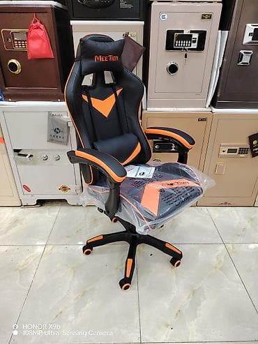 kreslo gaming: Yeni, Təkərli, Qolları tənzimlənir, Süni dəri — 4