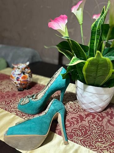 eqa shoes ecemi unvan: Tuflilər, Ölçü: 39, rəng - Yaşıl, İşlənmiş — 4