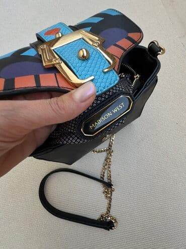 qaşlı canta: Amerika brendi MADISON WEST çiyin çantası Əıa vəziyyətdədir, 2 dəfə — 3