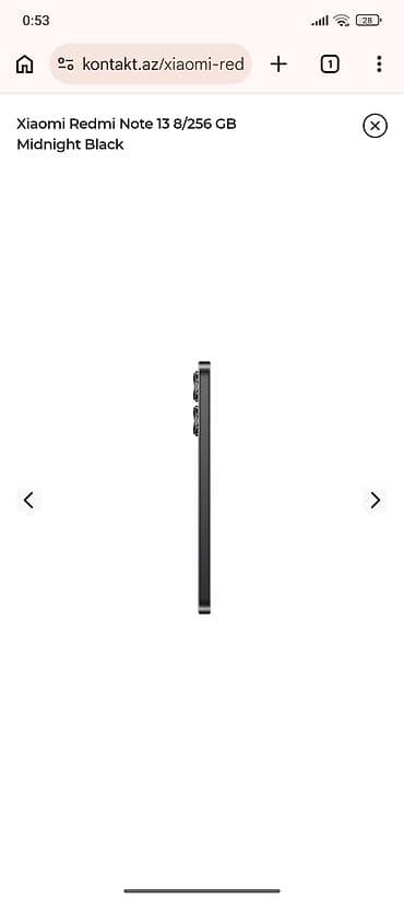 xiomi redmi not 7: Redmi Note 13, 128 GB, rəng - Qara, Sensor, Barmaq izi, İki sim kartlı — 8