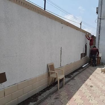 gizli karniz: Fasad işləri və xarici bəzək xidmətləri - Ev və həyət hasarlarının — 2