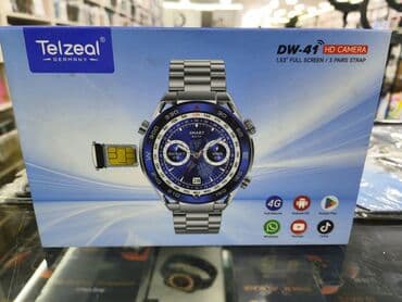 Смарт часы: Смарт часы, Telzeal, Камера, цвет - Серебристый — 1