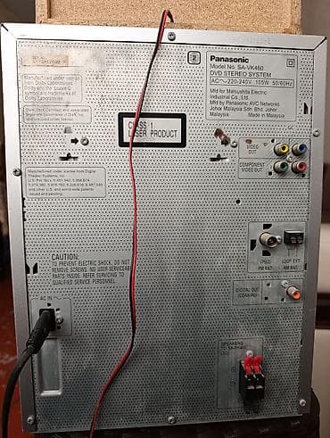 kaset dvd: Panasonic SA-VK460 DVD Stereo Sistem Xüsusiyyətlər: - 5 diskli — 2