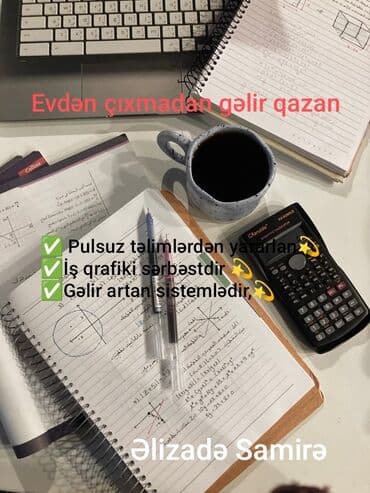 bəylər üçün online iş: Evdən çıxmadan gəlir qazandıran onlayn imkan Təsvir: - Pulsuz — 1