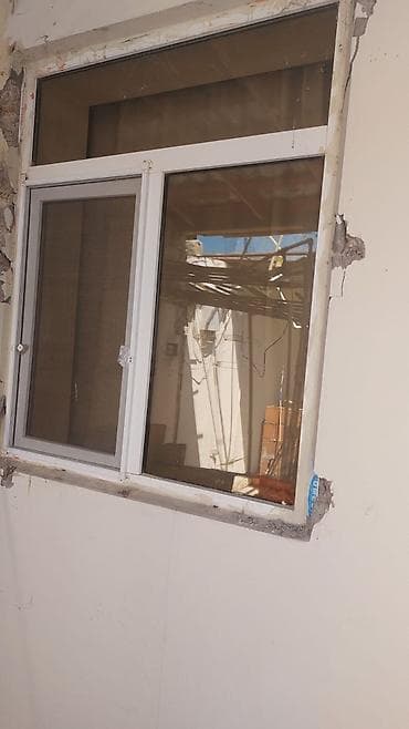 balka: PVC plastik pəncərə bloku - Material: ağ PVC profil - Açılış sistemi — 1