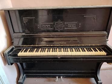 gitara klasik: Upright piano – “Don” markalı - Korpus: qara rəngli, ağacdan, ön — 2