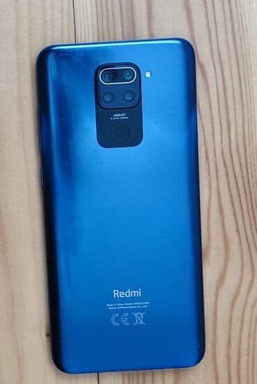 telefon üçün klaviatura: Xiaomi Redmi Note 9, rəng - Mavi, 
 İki sim kartlı — 1
