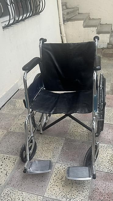 Əlil arabaları: 120 manat +994 50 387 77 73 Mexaniki əlil arabası - Korpus: xrom — 4