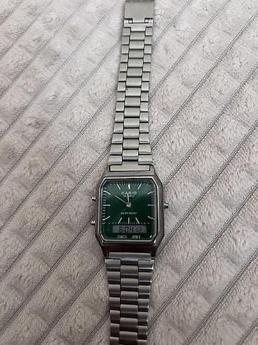 Наручные часы: Б/у, Наручные часы, Casio, цвет - Зеленый — 1