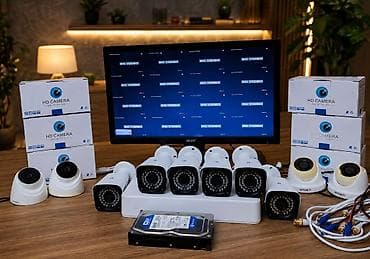2 tb hdd: Təhlükəsizlik kamera sistemi dəsti - Monitor: 20" ekran - DVR — 1