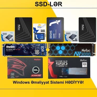 Printerlər: SSD-lər” ⭐2.5 SSD 128GB Netac (Yeni) - 40 AZN ⭐2.5 SSD 128GB Netac — 1