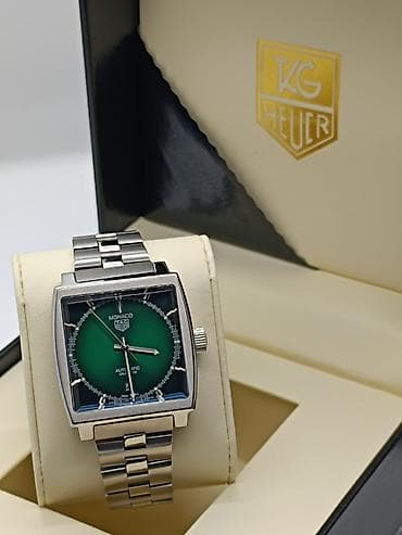 sensor saatlar: TAG Heuer Monaco avtomatik qol saatı - Korpus: kvadrat formalı — 2