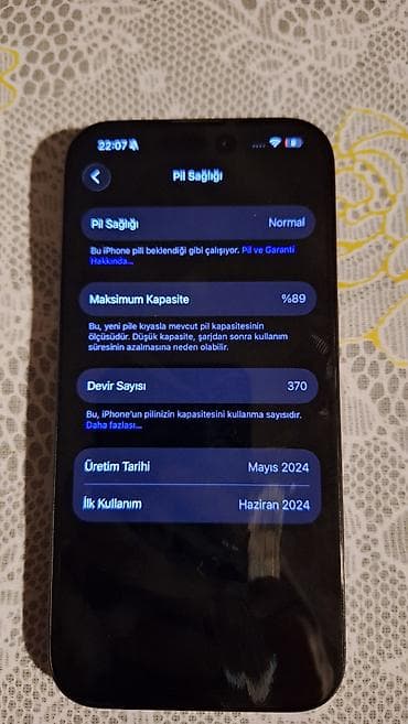 iphone 11 pro 256gb: IPhone 15 Pro, 128 GB, Black Titanium, Zəmanət, Barmaq izi, Simsiz şarj — 3