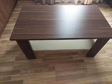 sutul: Tək nəfərlik çarpayı və stol dəsti - Material: ağac teksturalı — 5