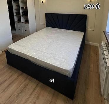 sunger: İkinəfərlik çarpayı, Matras ilə, Siyirməsiz — 1