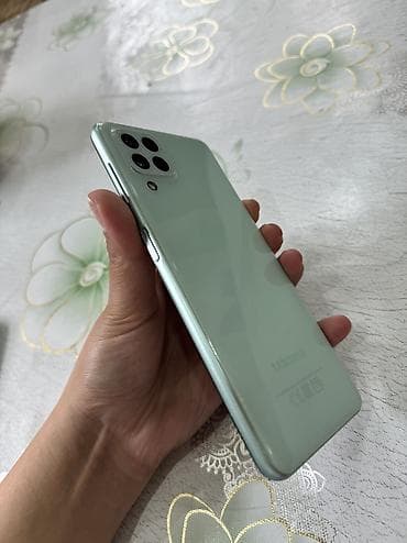 samsung 7000: Samsung Galaxy A22, 64 ГБ, цвет - Зеленый, Кнопочный, Сенсорный, Отпечаток пальца — 5