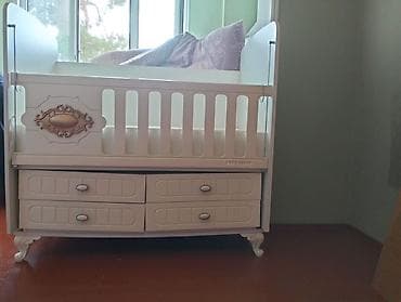 waxta baba: Uşaq beşiyi – “Baby Mood” model - Rəng: krem/ağ tonlarında, klassik — 4