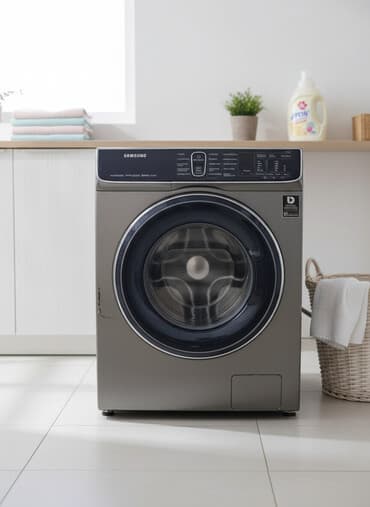тихая стиральная машина: Стиральная машина Samsung, 8 кг, Автомат, Без сушки — 2