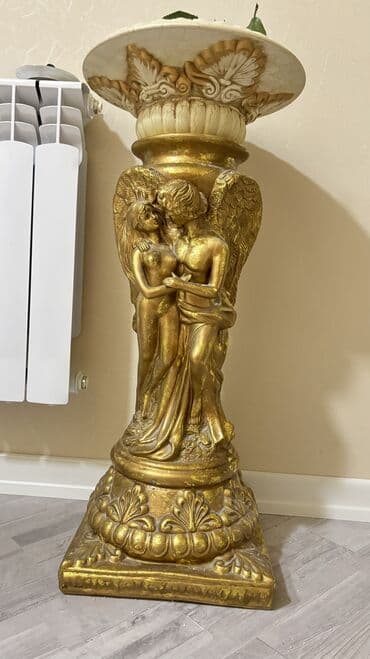 dekorativ kollar: Fiqur, Keramika, rəng - Qızılı — 1