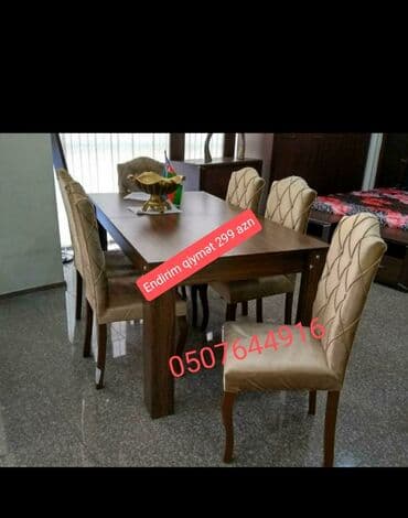 Masa və oturacaq dəstləri