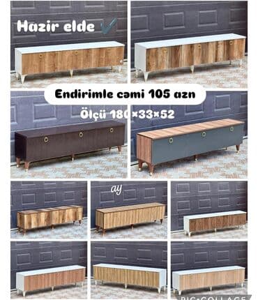 тв стенд: *TV stend* Hazır elde ✔️Depodan bir başa satış✔️ Məhdud sayda ✔️ — 2