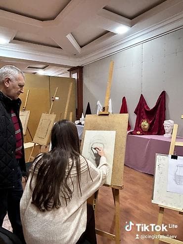 Rəsm dərsləri – akademik çizgi və natura üzrə - Peşəkar tədris