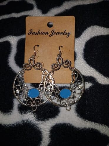 Toy paltarları və aksesuarları: Qadın sırğaları dəsti - 1 cüt klassik dairəvi halqa sırğa: parlaq — 4