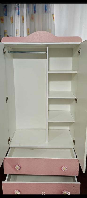 hamam kafeli: Qız üçün, 2 qapılı, Açılan, Düz dolab — 5
