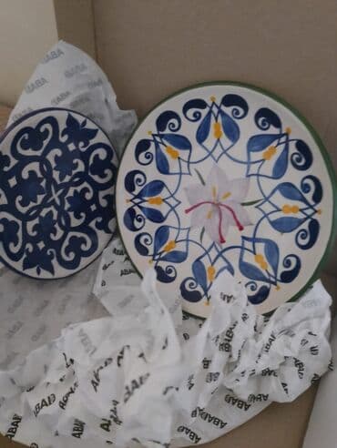 semra qab. qacaq instagram: Boşqablar, 2 ədədli dəst, Keramika — 2