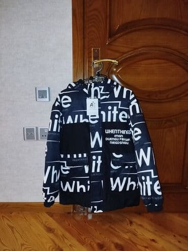 Ножи: Uşaq qış gödəkçəsi - Rəng: qara üzərində ağ yazılı print - Ölçü — 1