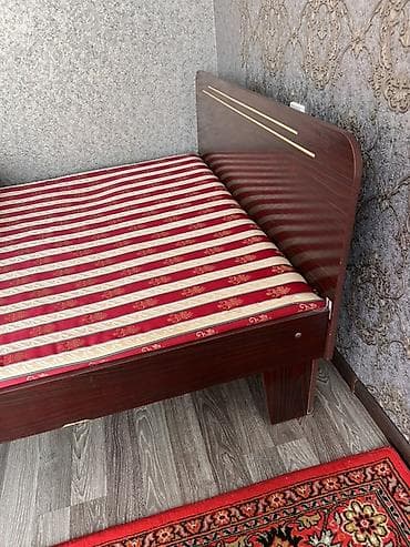 parda tul: Taxt (iki nəfərlik) – taxta karkaslı - Material: tünd qoz rəngində — 4