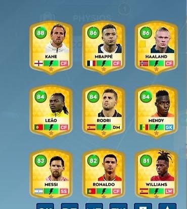 İncəsənət və kolleksiyalar: Oyun hesabı – futbol meneceri/simulyator komandası - Oyun: mobil — 3